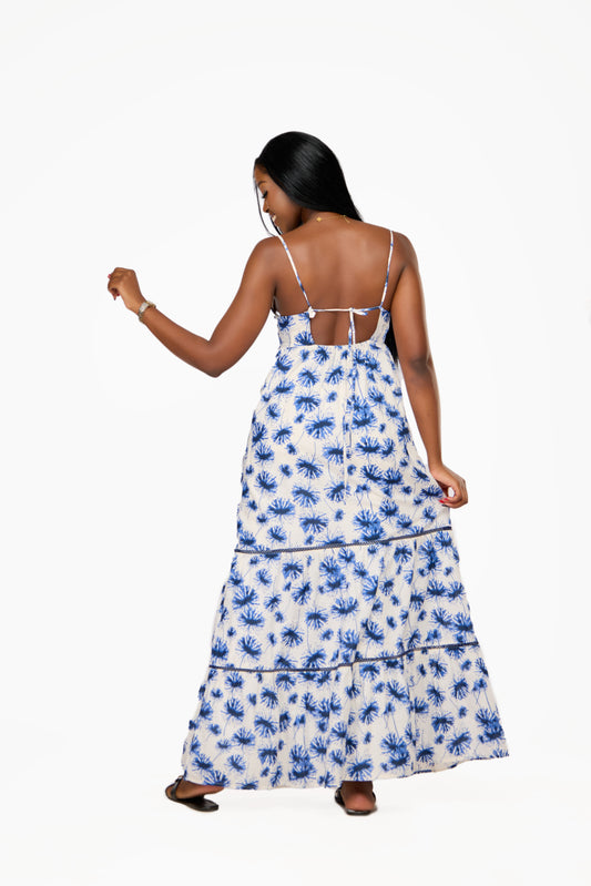 ONLY Summer Floral Tiered Halter Maxi Dress																																												Daisy Holly Strap Maxi Dress