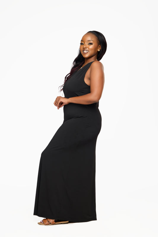 JDY Sleek Sleeveless V-Neck Maxi Dress