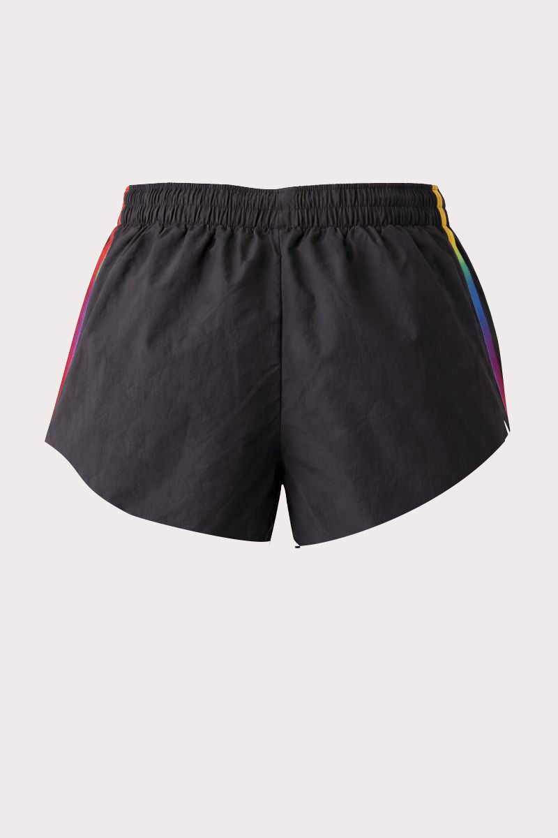 Adidas Shorts with Rainbow Stripes & Trefoil