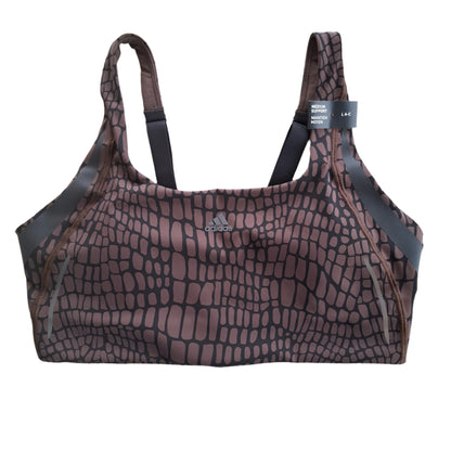 Adidas Animal Print Bra with Adjustable Straps