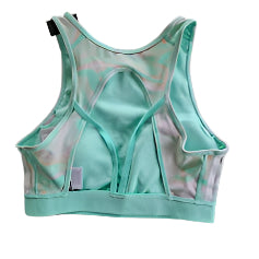 Adidas High Neck Marble Print Sports Bra