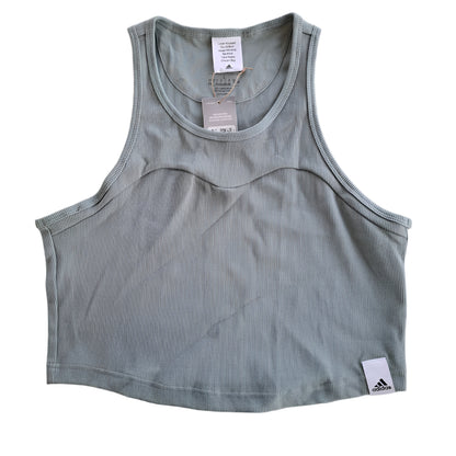 Adidas Ribbed Crop Tank Top