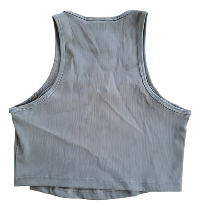 Adidas Ribbed Crop Tank Top