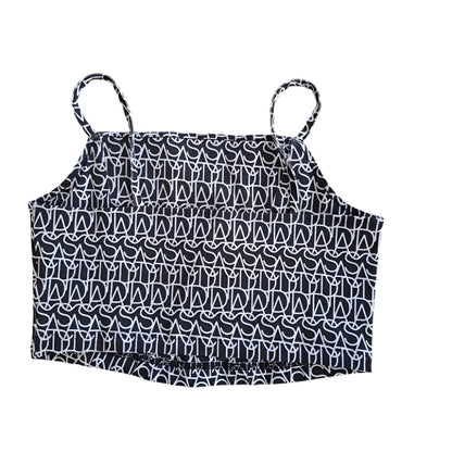 Adidas Square Neck Monogram Print Cam