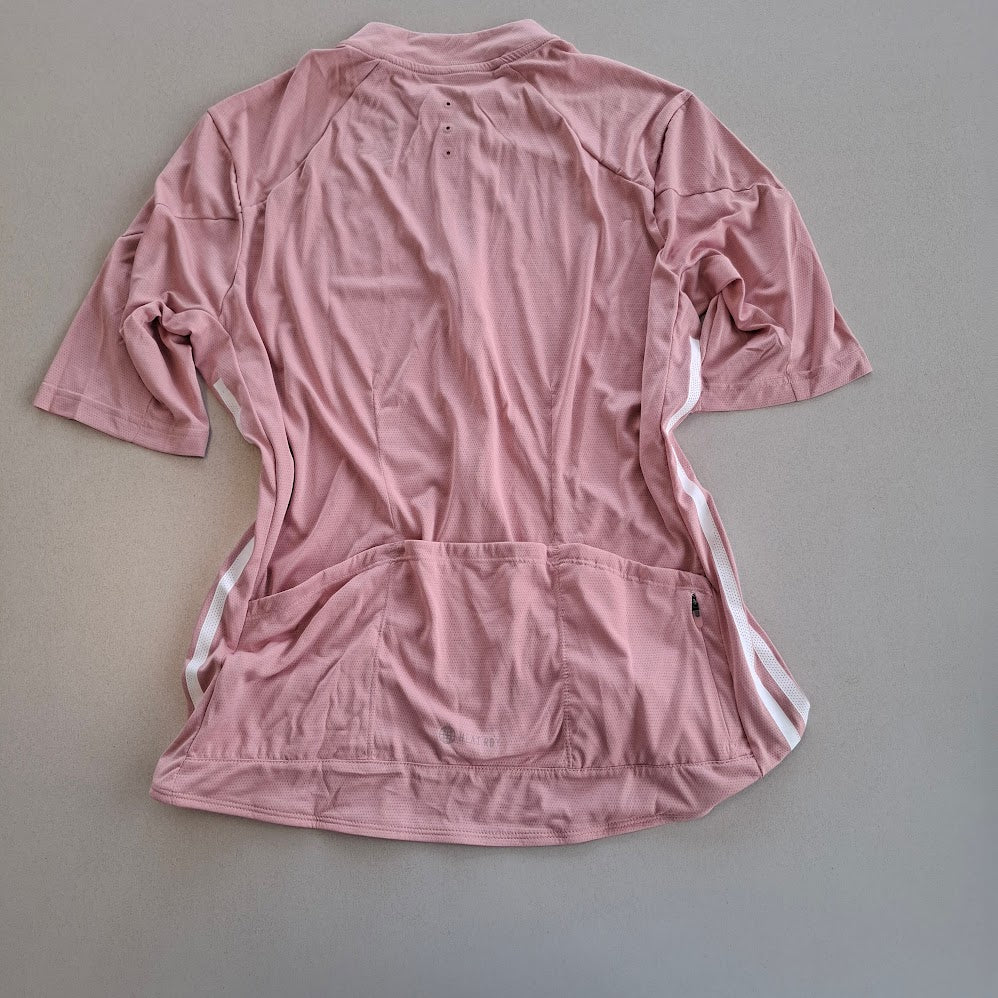 Adidas Women's Full Zip Short Sleeve Top