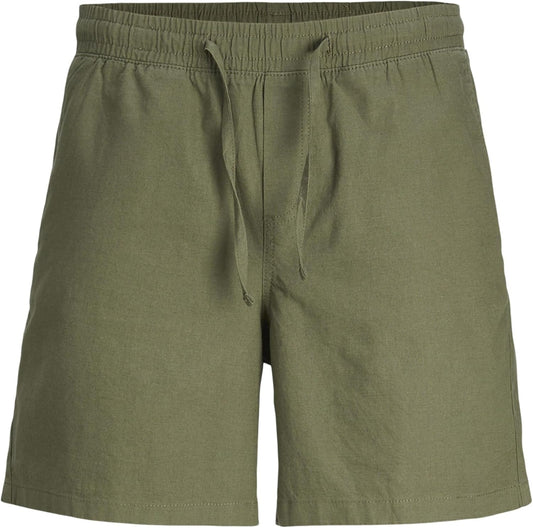 JACK & JONES Summer Linen Blend Pleated Shorts