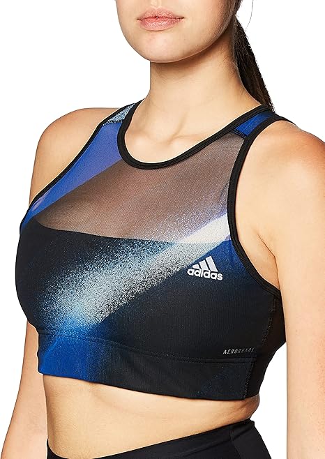 Adidas AEROREADY Mesh Overlay Sports Bra