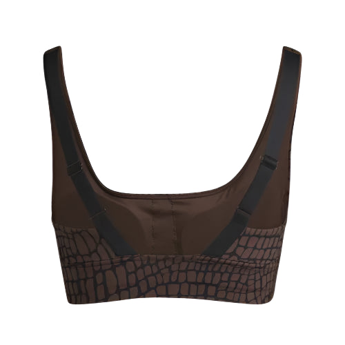 Adidas Animal Print Bra with Adjustable Straps