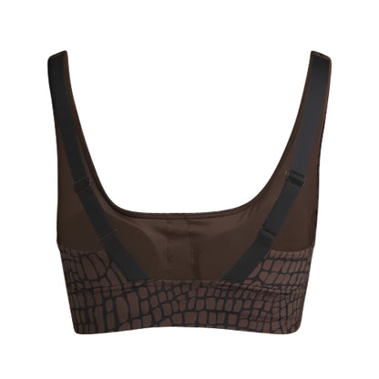 Adidas Animal Print Bra with Adjustable Straps