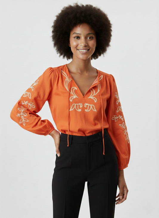 Vera Moda Embroidered Top