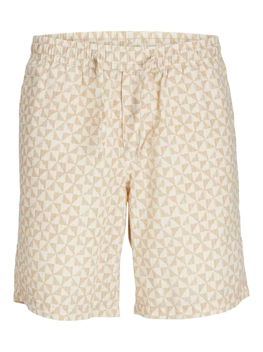 JACK & JONES Jaiden Luke Seersucker AOP Short