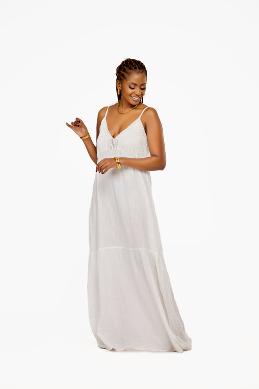 PIECES Castina Strap Maxi Dress