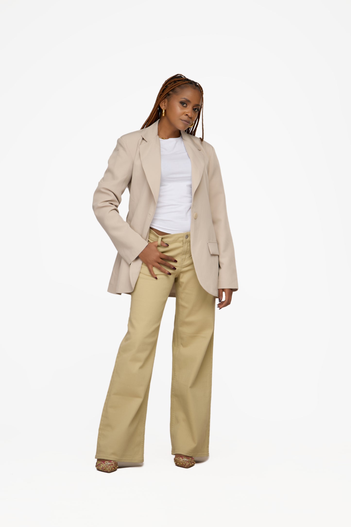 boohoo Tie Waist Blazer