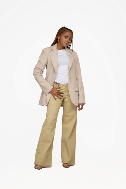 boohoo Tie Waist Blazer