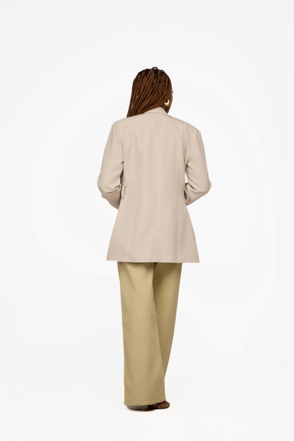 boohoo Tie Waist Blazer