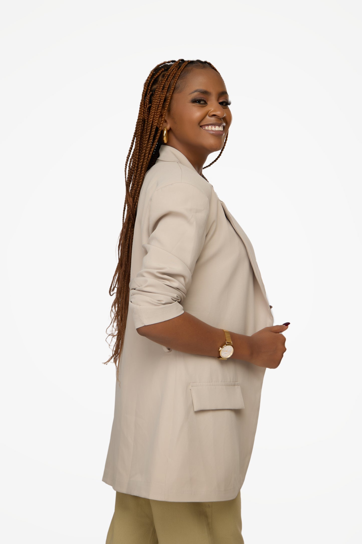 boohoo Tie Waist Blazer