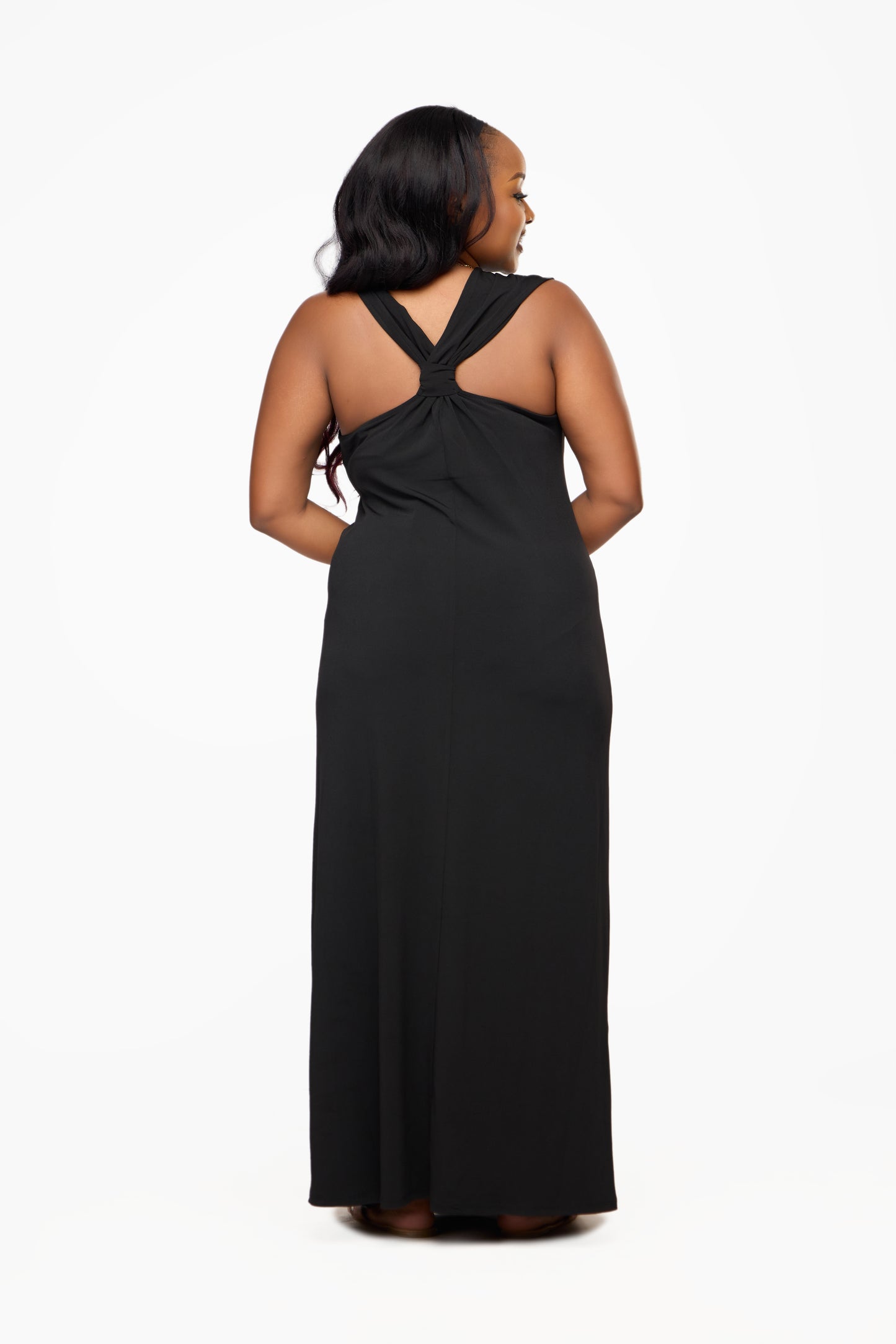 JDY Sleek Sleeveless V-Neck Maxi Dress