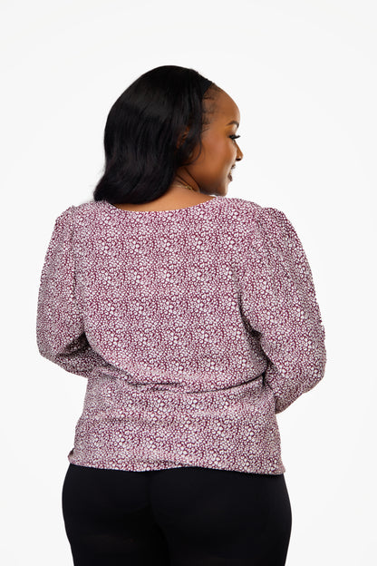 MOHITO Printed Long Sleeve Blouse