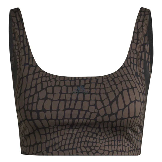 Adidas Animal Print Bra with Adjustable Straps