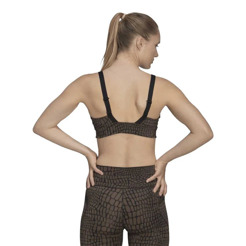 Adidas Animal Print Bra with Adjustable Straps