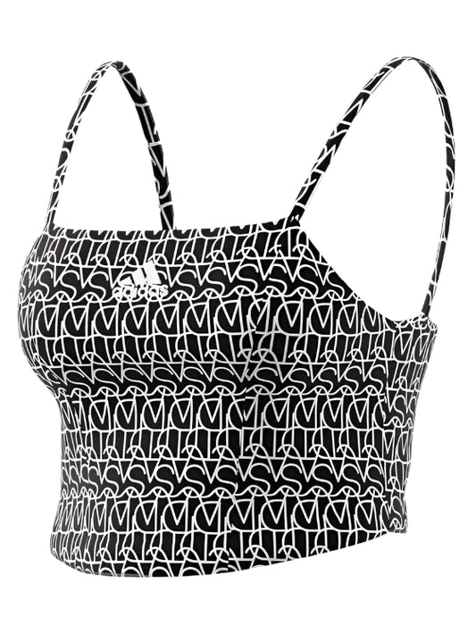 Adidas Square Neck Monogram Print Cam