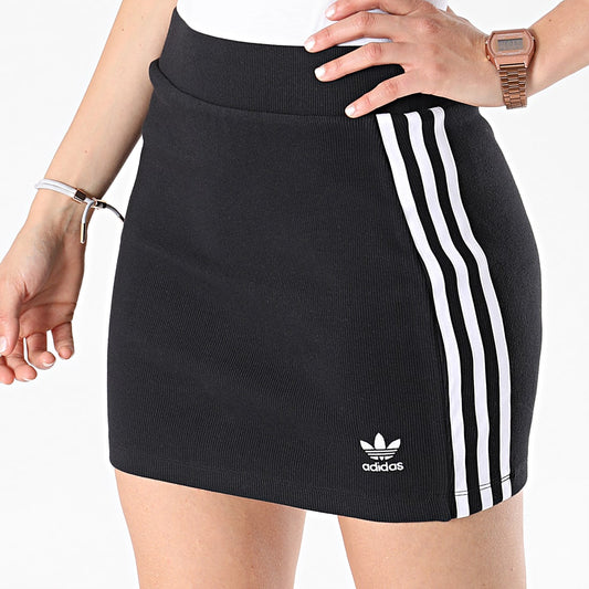 Adidas Originals Women's 3-Stripe Ribbed Skirt