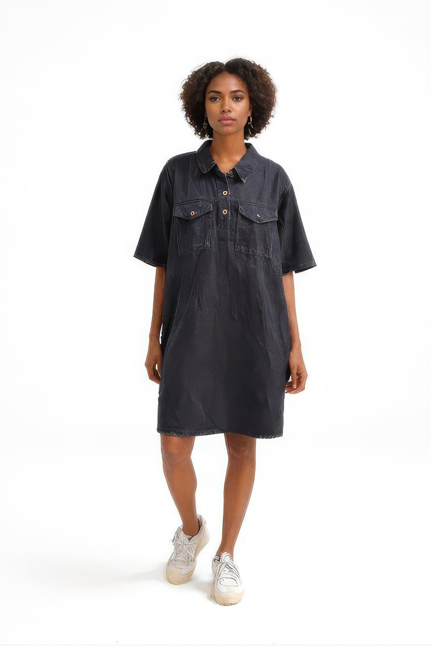 George Denim Shirt Dress