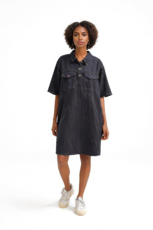 George Denim Shirt Dress