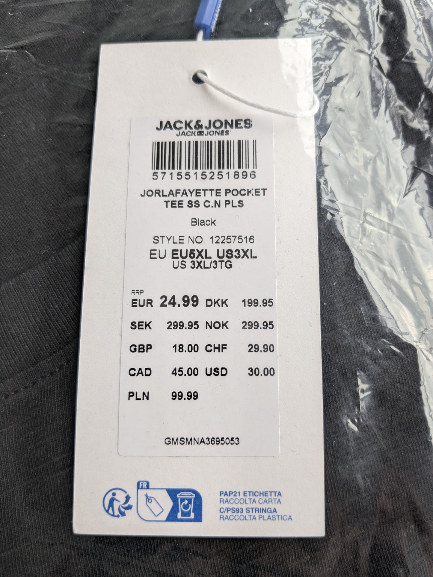 JACK & JONES Pocket Crew Neck Tee