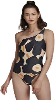Adidas x Marimekko Floral One-Shoulder Swimsuit