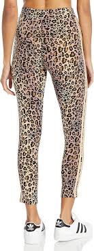 Adidas Leopard Print 3-Stripe Leggings