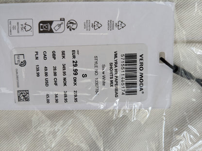 VERO MODA High Rise Paperbag Shorts