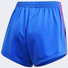 Adidas Electric Blue & Pink Retro Runner Shorts