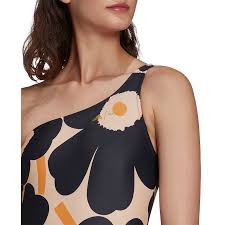 Adidas x Marimekko Floral One-Shoulder Swimsuit