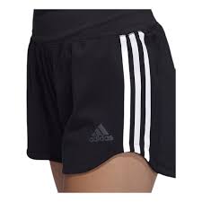 Adidas Women's Black 3-Stripe Training Shorts