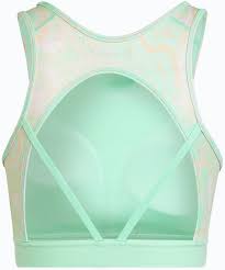 Adidas High Neck Marble Print Sports Bra