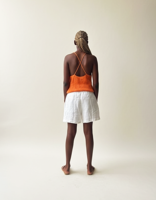 George Textured Halter Neck Top
