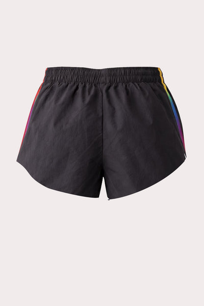 Adidas Shorts with Rainbow Stripes & Trefoil