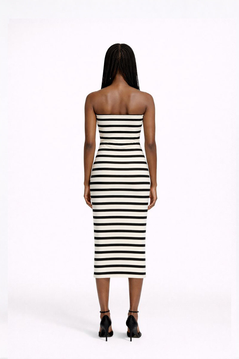 VILA Clothes Midi Tube Dress