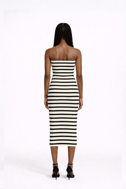 VILA Clothes Midi Tube Dress
