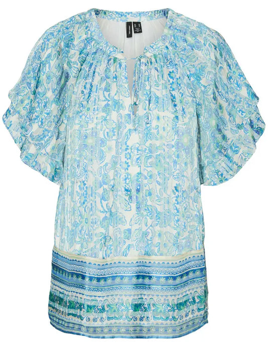 VERO MODA Hedi Short Sleeve Woven Top